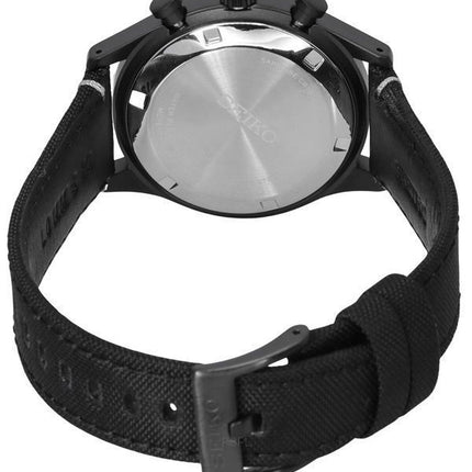 Seiko Conceptual Chronograph Nylon Strap Black Dial Quartz SSB421P1 100M Men's Watch
