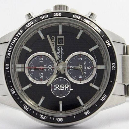 Seiko Solar Chronograph Alarm SSC435P1 SSC435P Men's Watch