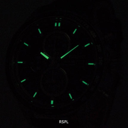 Seiko Solar Chronograph Alarm SSC437P1 SSC437P Men's Watch
