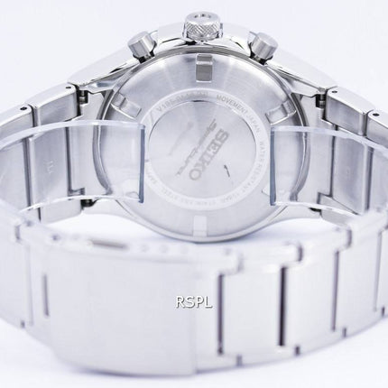 Seiko Sportura Solar World Time Chronograph SSC479 SSC479P1 SSC479P Mens Watch