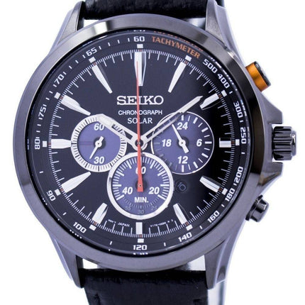 Seiko Solar Chronograph Tachymeter SSC499 SSC499P1 SSC499P Men's Watch