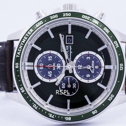 Seiko Solar Alarm Chronograph SSC501 SSC501P1 SSC501P Men's Watch