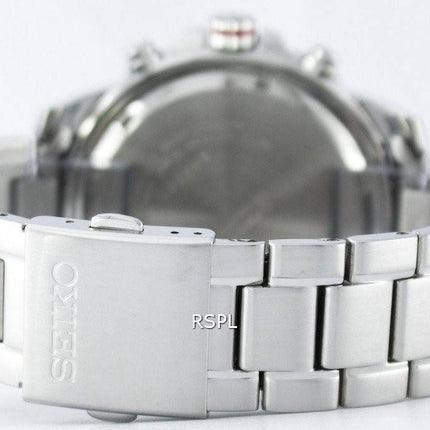Seiko Solar Chronograph Alarm SSC553 SSC553P1 SSC553P Men's Watch