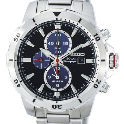Seiko Solar Chronograph Alarm SSC557 SSC557P1 SSC557P Men's Watch