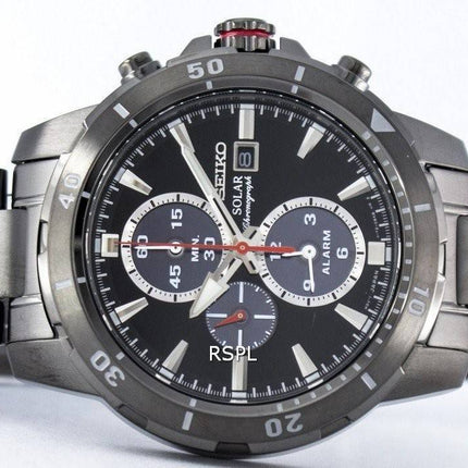 Seiko Solar Chronograph Alarm SSC559 SSC559P1 SSC559P Men's Watch