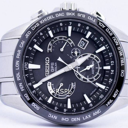 Seiko Astron GPS Solar Dual Time Japan Made SSE077 SSE077J1 SSE077J Men's Watch