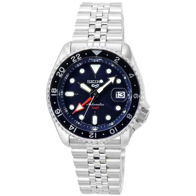 Seiko 5 Sports Stainless Steel Blue Dial Automatic SSK003J1 100M Men's Watch