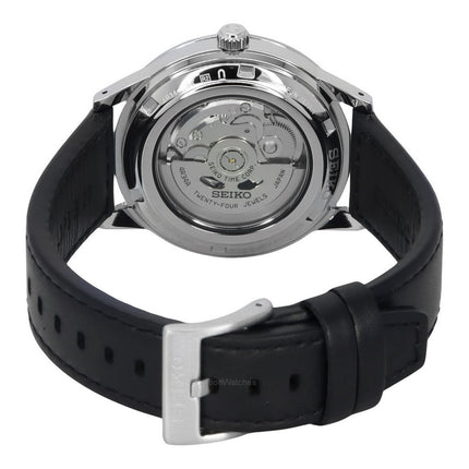 Seiko Presage Style60's GMT Calf Leather Strap Grey Dial Automatic SSK011J1 Men's Watch