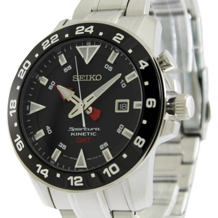 Seiko Sportura Kinetic GMT SUN015P1 SUN015P SUN015 Mens Watch