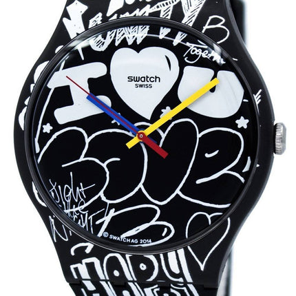 Swatch Originals Love Wall Quartz SUOB125 Unisex Watch