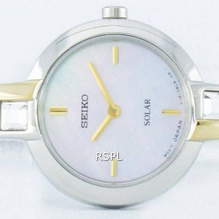 Seiko Solar Swarovski Crystals SUP192 SUP192P1 SUP192P Women's Watch