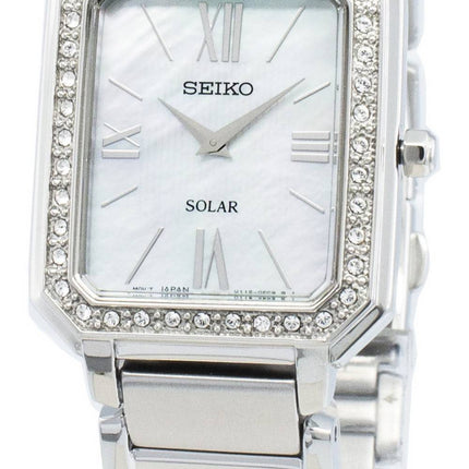 Seiko Conceptual SUP427P SUP427P1 SUP427 Diamond Accents Solar Women's Watch