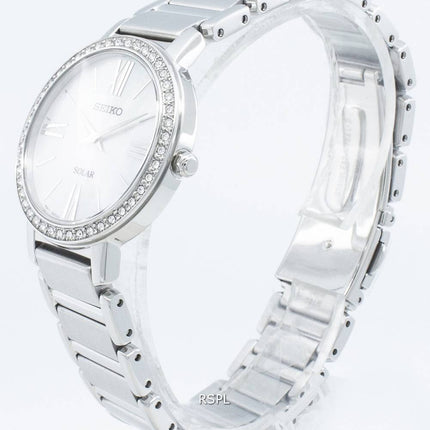 Seiko Solar SUP431 SUP431P1 SUP431P Diamond Accents Women's Watch
