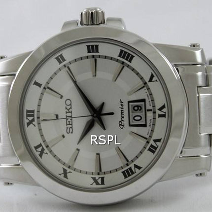 Seiko Premier Big Date Calendar SUR013 SUR013P1 SUR013P Men's Watch