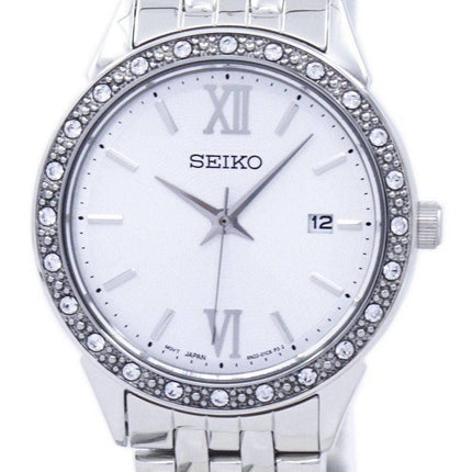 Seiko Quartz Diamond Accent SUR695 SUR695P1 SUR695P Women's Watch