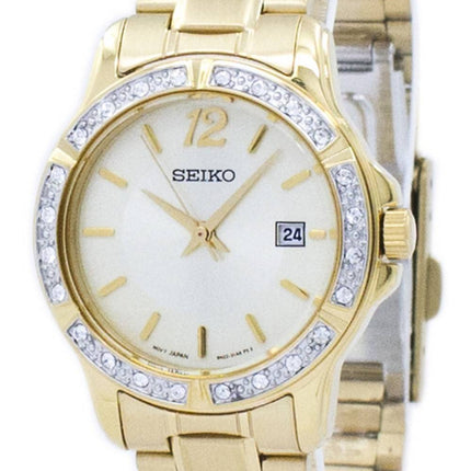 Seiko Quartz Diamond Accent SUR714 SUR714P1 SUR714P Women's Watch