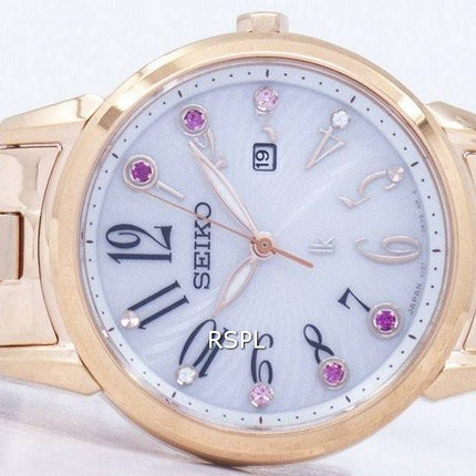 Seiko Solar Japan Made Diamond Accent SUT302 SUT302J1 SUT302J Women's Watch