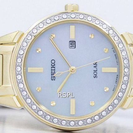 Seiko Solar Diamond Accent SUT330 SUT330P1 SUT330P Women's Watch