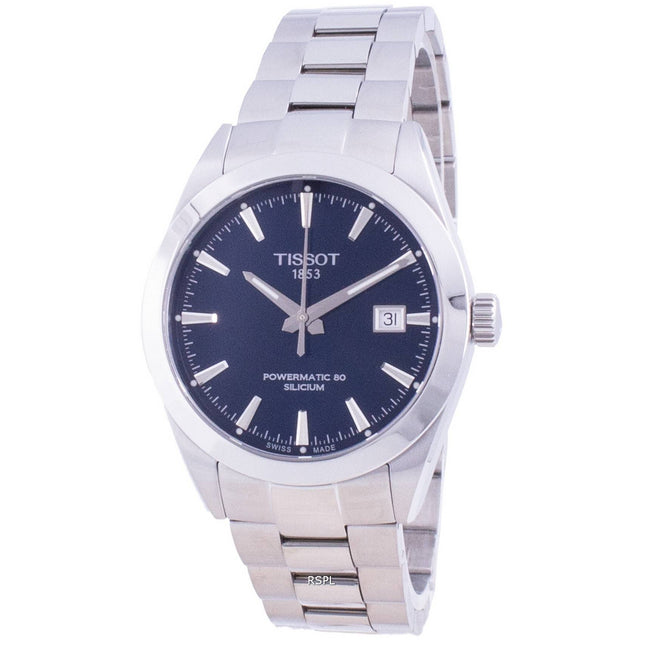 Tissot Gentleman Powermatic 80 Silicium Automatic T127.407.11.041.00 T1274071104100 100M Men's Watch
