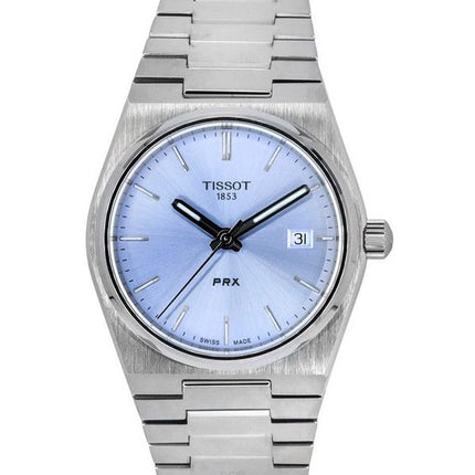 Tissot T-Classic PRX Stainless Steel Light Blue Dial Quartz T137.210.11.351.00 100M Unisex Watch