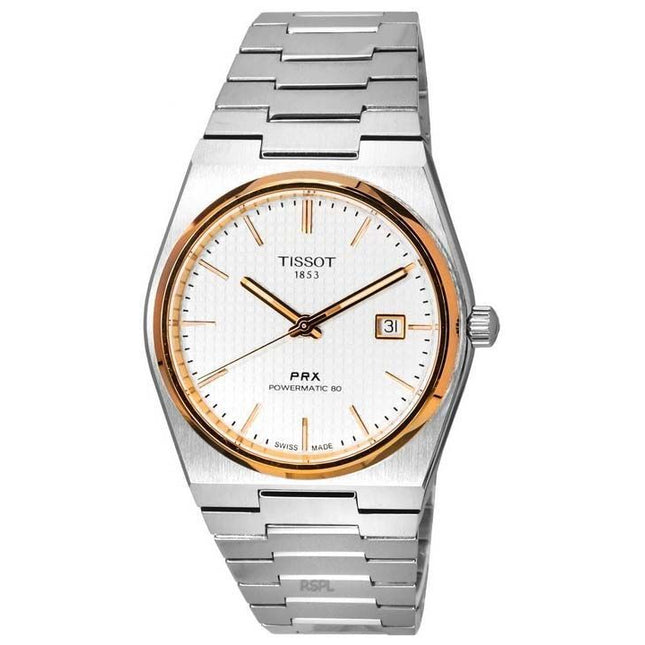 Tissot PRX T-Classic Powermatic 80 Silver Dial T137.407.21.031.00 T1374072103100 100M Men's Watch
