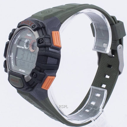 Timex Expedition Shock World Time Indiglo Digital T49972 Men's Watch