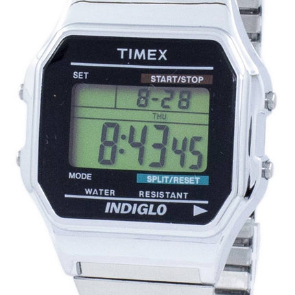 Timex Timeless Classic Indiglo Chronograph Alarm Digital T78587 Men's Watch