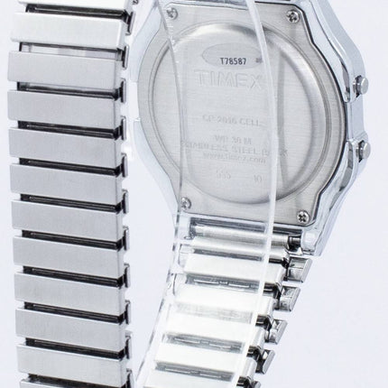 Timex Timeless Classic Indiglo Chronograph Alarm Digital T78587 Men's Watch