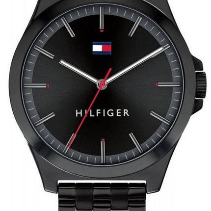 Tommy Hilfiger Barclay Black Dial Stainless Steel Quartz 1791714 Mens Watch