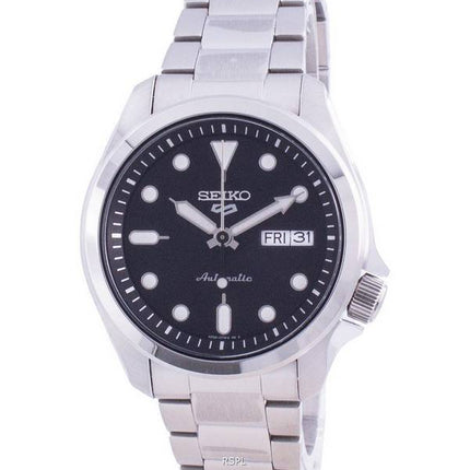 Refurbished Seiko 5 Sports Black Dial Automatic SRPE55 SRPE55K1 SRPE55K 100M Men's Watch