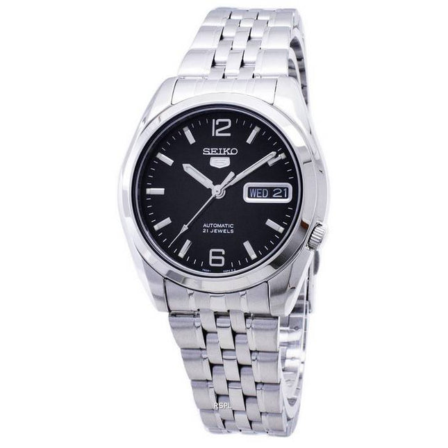 Refurbished Seiko 5 Black Dial Automatic SNK393 SNK393K1 SNK393K Men's Watch