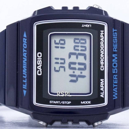 Casio Digital Alarm Chronograph W-215H-2AVDF W-215H-2AV Unisex Watch