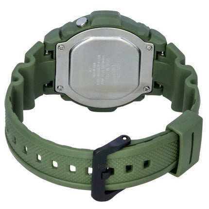 Casio Standard Illuminator Digital Green Resin Strap Quartz W-219HC-3B Mens Watch