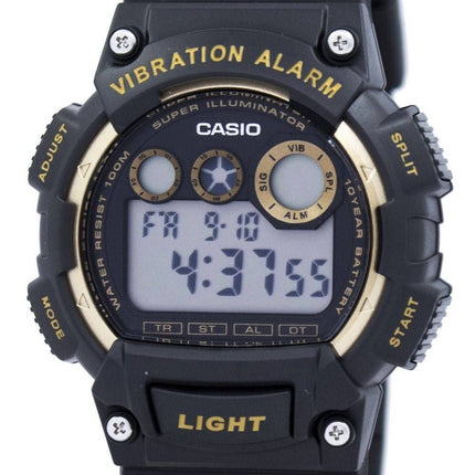 Casio Super Illuminator Vibration Alarm Digital W-735H-1A2V W735H-1A2V Men's Watch