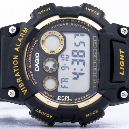 Casio Super Illuminator Vibration Alarm Digital W-735H-1A2V W735H-1A2V Men's Watch
