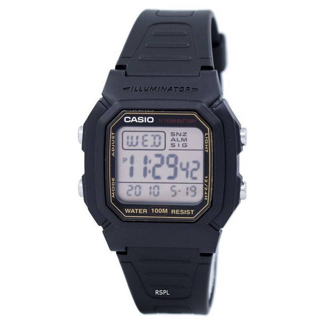 Casio Digital Alarm Illuminator W-800HG-9AVDF W-800HG-9AV Mens Watch