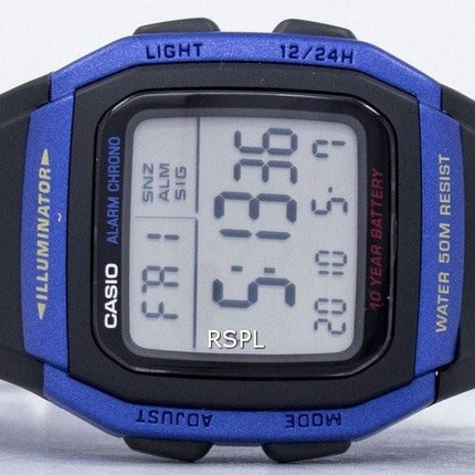 Casio Youth Series Illuminator Alarm Chronograph Digital W-96H-2AV Men's Watch