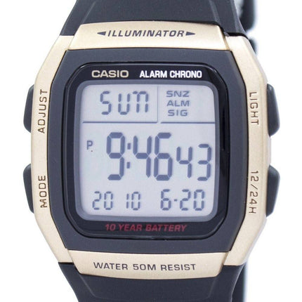 Casio Youth Illuminator Dual Time Alarm Chrono W-96H-9AVDF W96H-9AVDF Men's Watch