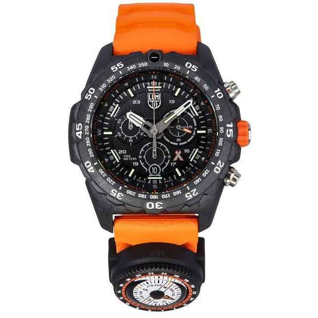 Luminox Bear Grylls Survival Master Series Chronograph Black Dial Quartz Diver's XB.3749 300M Men's Watch With Compass