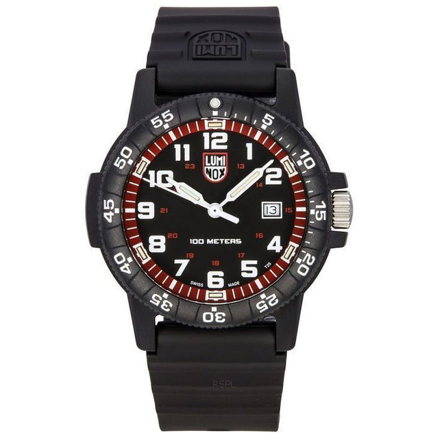 Luminox SEA Turtle Giant Plastic Strap Black Dial Quartz XS.0335 100M Men's Watch