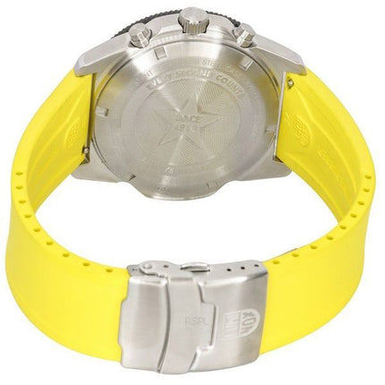 Luminox Pacific Diver Chronograph Yellow Rubber Strap Black Dial Quartz Diver's XS.3145 200M Men's Watch