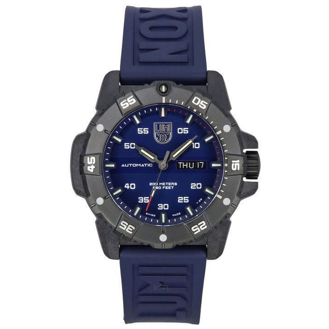 Luminox Master Carbon SEAL Rubber Strap Blue Dial Automatic Diver's XS.3863 200M Men's Watch