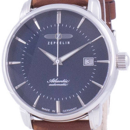 Zeppelin Atlantic Blue Dial Automatic 8452-3 84523 Mens Watch