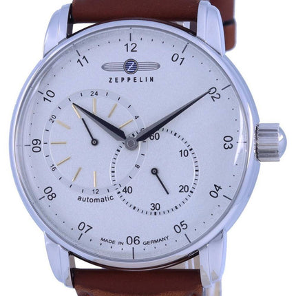 Zeppelin New Captains Line Leather Strap Automatic 8662-1 86621 Mens Watch